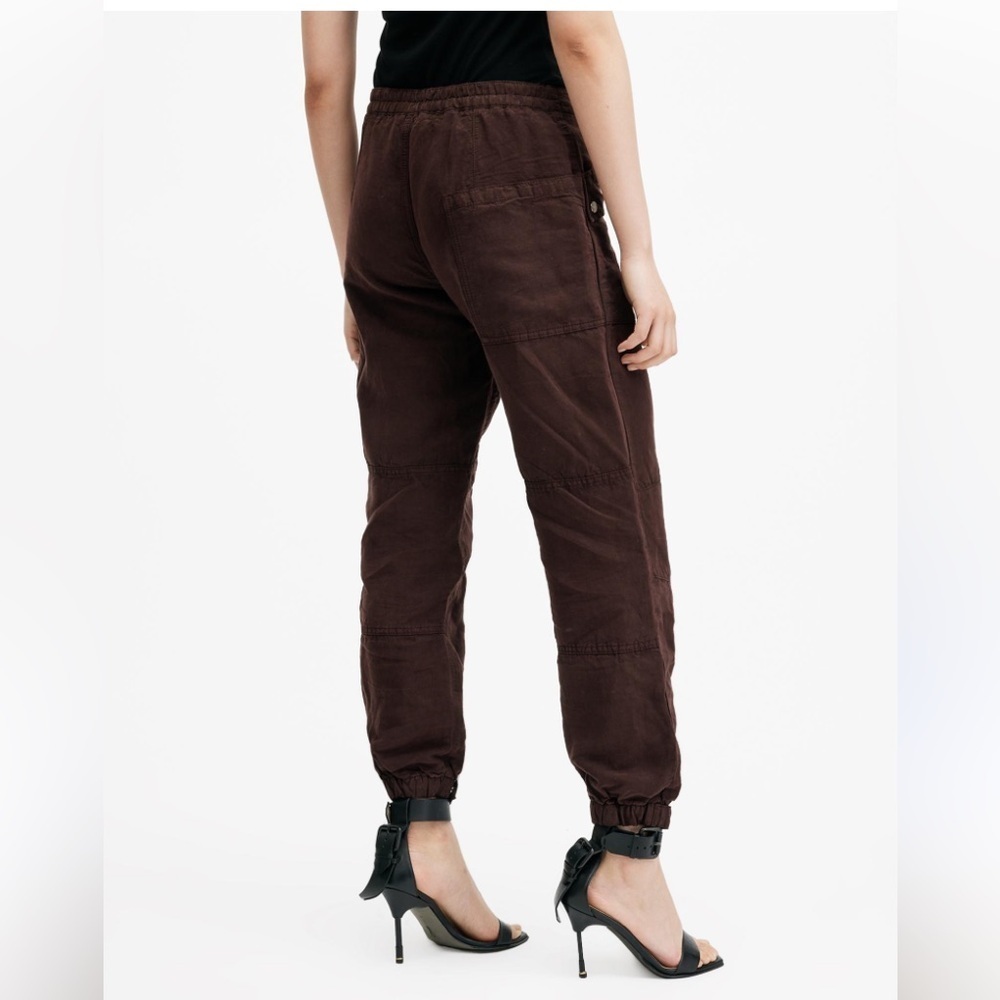 NWOT Val High-Rise Cargo Linen Blend Pants size US 4 - Picture 2 of 14